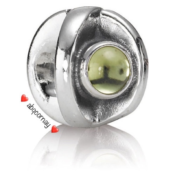 Pandora Jewelry - EUC Pandora 790127PE Sterling Silver Peridot Eye Bead/Charm - Retired!